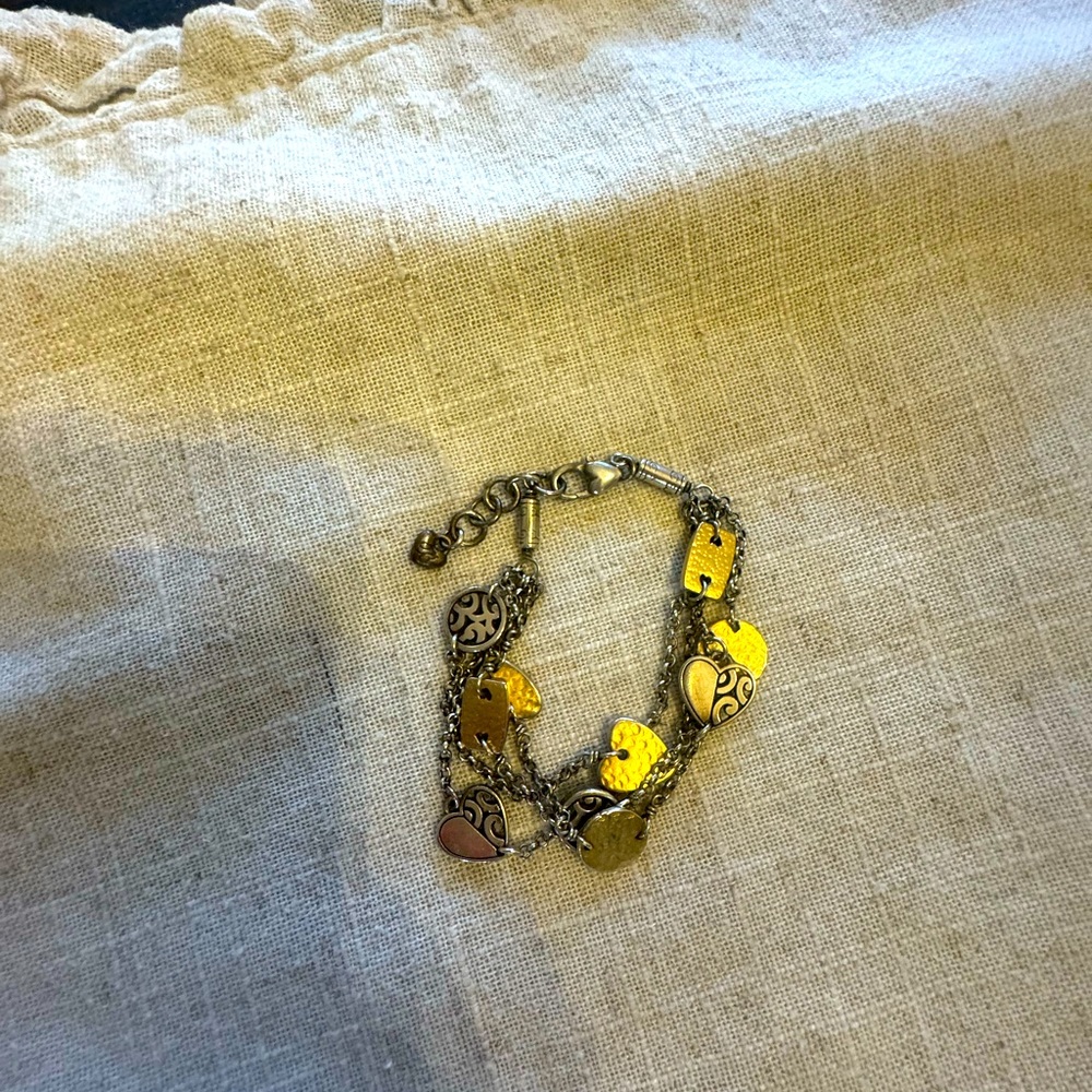 Brighton gold and silver multi strand bracelet